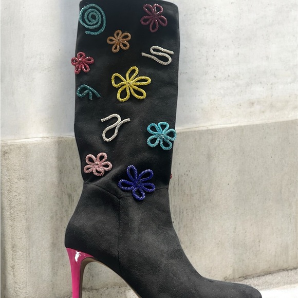 Betsey Johnson Shoes - Betsey Johnson Gallant Embroidered Women's Boots